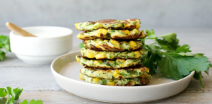 Corn and Zucchini Fritters