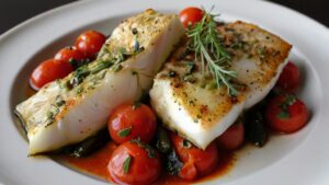 Mediterranean Baked Cod