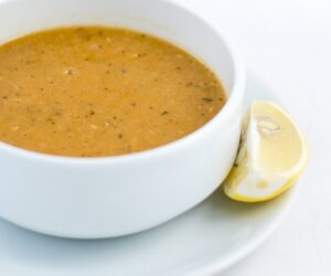 Red lentil soup