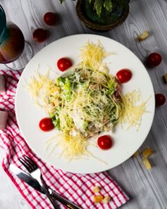 Spaghetti Squash with Creamy Avocado Pesto