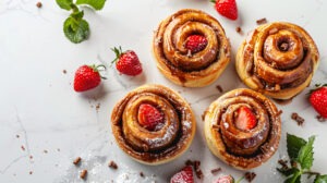 Puff Pastry Strawberry Tarts