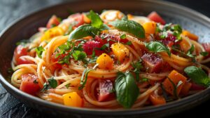 Vegetarian Spaghetti Squash Marinara